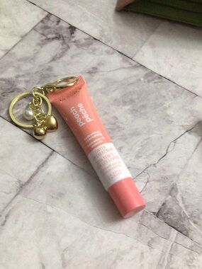 Peach Tinted Lip Balm - Hydrating Peach Shade, Mineral lip treatment